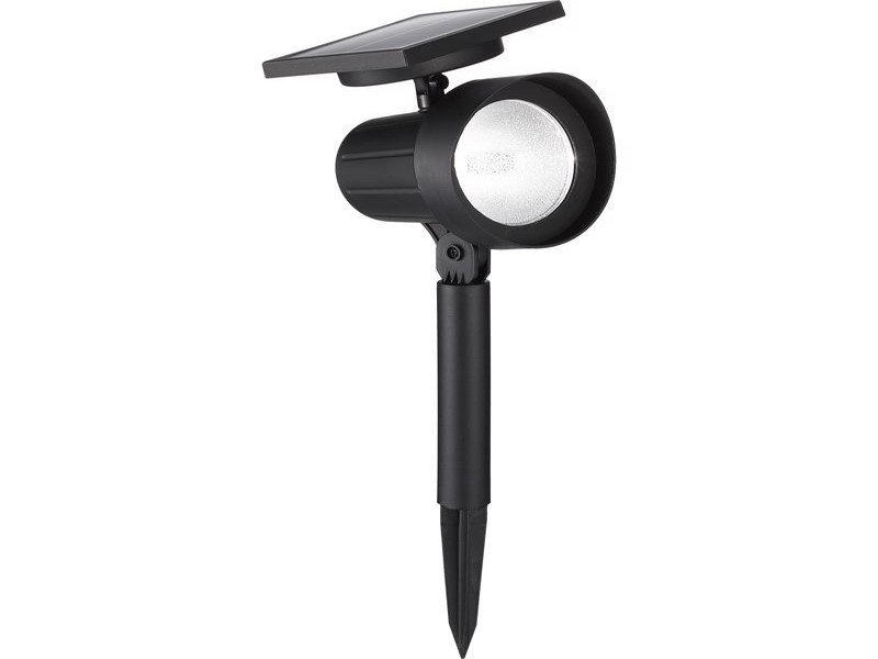 Living Accents Black Solar Powered 0.5 W LED Spotlight, 1 pk