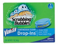 Scrubbing Bubbles Vanish No Scent Toilet Bowl Cleaner 1.7 oz Tablet