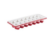 Rubbermaid 4.93 in. W X 12.12 in. L Red/White Plastic/Silicone Ice Tray