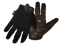 Boss Unisex Indoor/Outdoor Diamond Grip Mechanic�s Glove Black M 1 pair