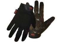 Boss Diamond Grip Mechanic�s Glove Black L 1 pair