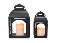 * Led Cndl Lntrn Blk 2pk $54.99