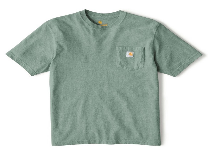 Men's Carhartt Pocket T Shirt Green Slate
