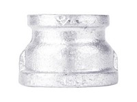STZ Industries 2 in. FIP each T X 1-1/4 in. D FIP  Galvanized Malleable Iron Reducing Coupling