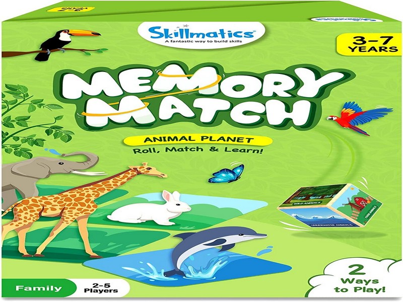 Memory Match Animal Learning Game