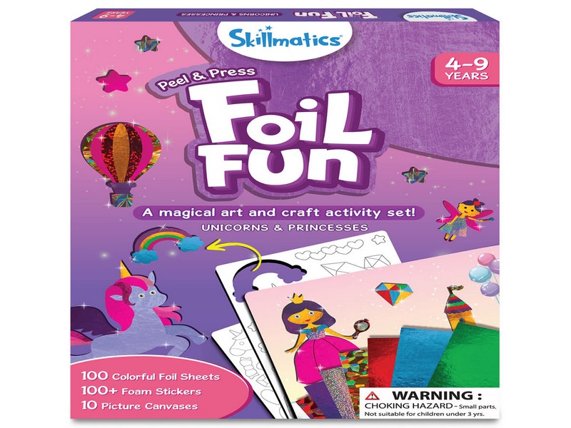 Mess-Free Unicorn Princess Foil Art