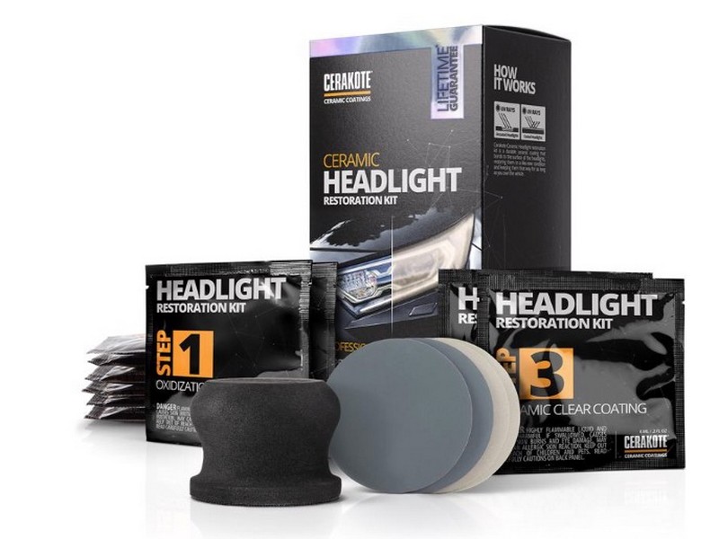 Cerakote Headlights Headlight Restorer Kit Wipes
