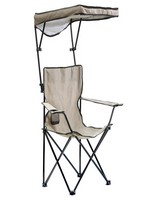 Quik Shade Basic Taupe Canopy Folding Chair