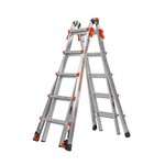 Little Giant Velocity 22 ft. H Aluminum Telescoping Multi-Position Ladder Type IA 300 lb. capacity