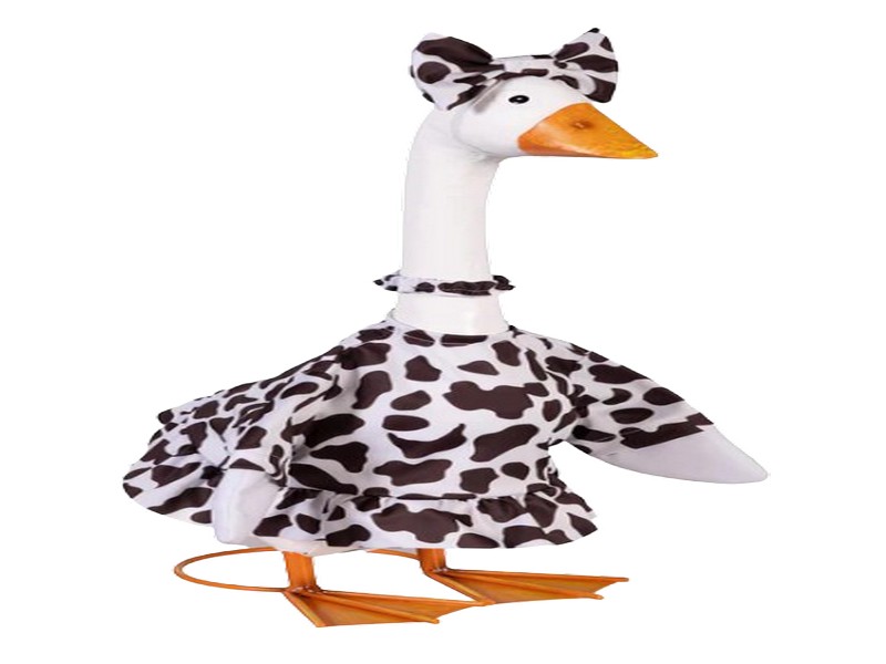 Giddy the Goose Cow Print Outfit