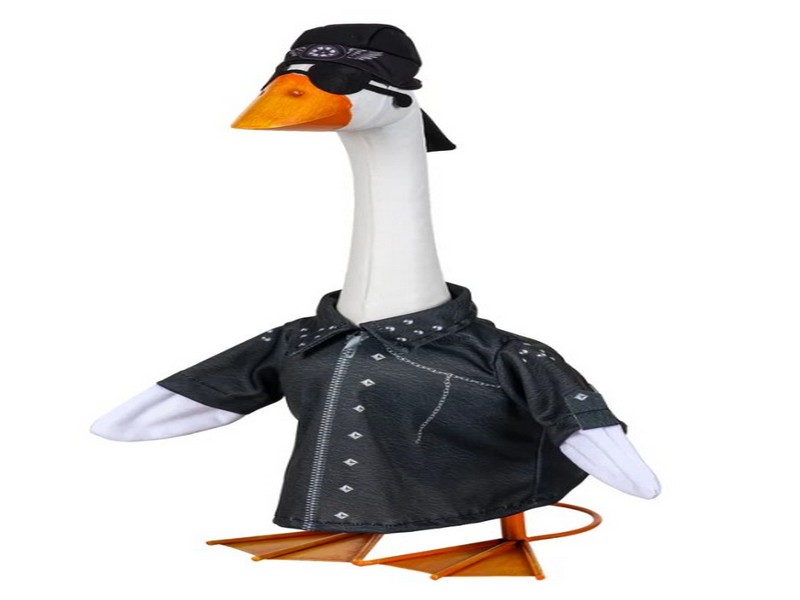 Giddy the Goose Biker Outfit