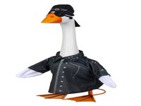 Giddy the Goose Biker Outfit