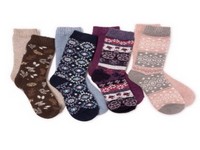 Muk Luks Unisex Boot One Size Fits Most Socks Assorted