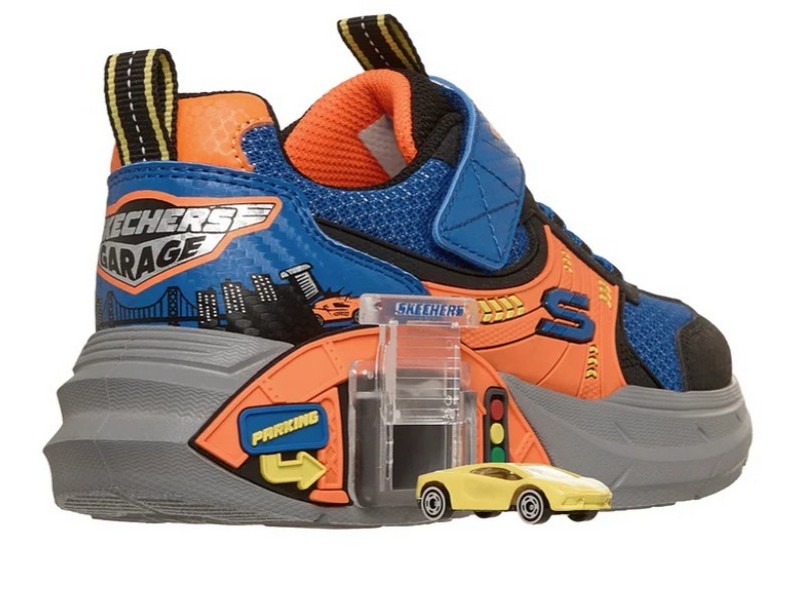 Boy's Skechers Garage Sneakers Navy