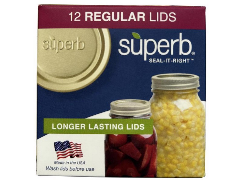 Cannng Lid Rglr Mth 12pk