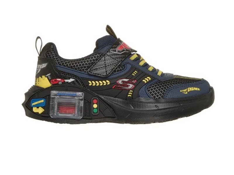 Boy's Skechers Garage Sneakers Navy