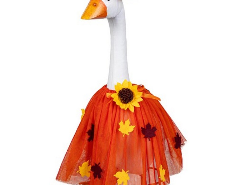 Goose Outfit Leaf Dress