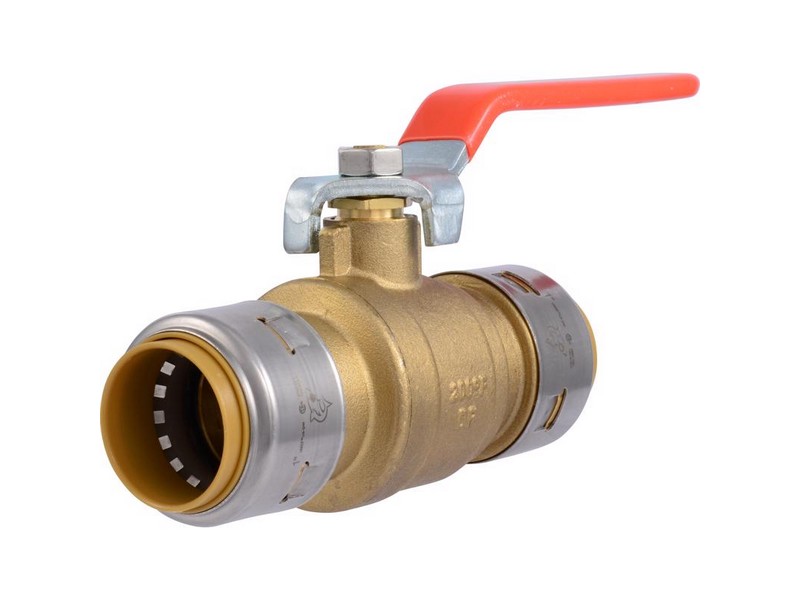 SharkBite 1 in. Brass Push Fit Ball Valve