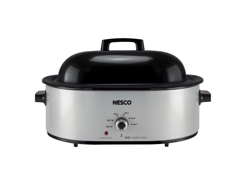 Nesco Silver Stainless Steel 18 qt Electric Roaster 17.5 in. H X 9.2 in. W X 25.4 in. L