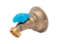 SharkBite No-Kink 3/4 in. MHT  T X 3/4 in. S MHT Brass Hose Bibb