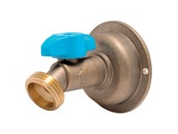 SharkBite No Kink 1/2 in. MHT  T X 3/4 in. S MHT Anti-Siphon Brass Hose Bibb