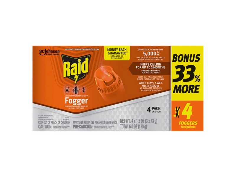 Raid Deep Reach Aerosol Fogger 1.5 oz