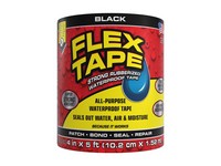 FLEX SEAL Family of Products FLEX TAPE 4 in. W X 5 ft. L Black Waterproof Repair Tape