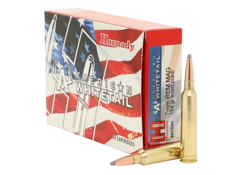 Hornady American Whitetail Rifle Ammo 7mm