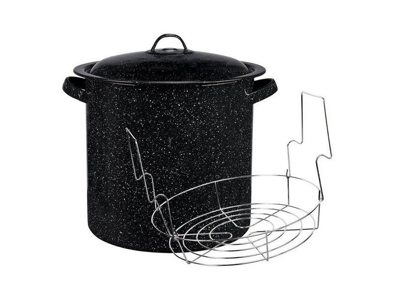 Cinsa Graniteware Canner/Rack 15.5 qt 1 pk