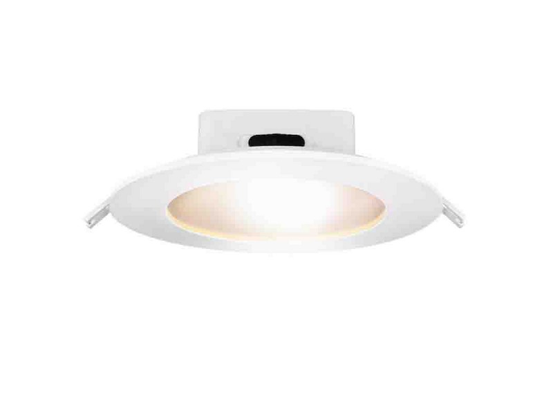 Feit Electric Warm White 5-6 in. W Aluminum LED Dimmable Recessed J-Box Downlight 12 W