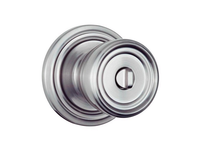Brinks Push Pull Rotate Barrett Satin Nickel Single Cylinder Lock ANSI Grade 2 KW1 1.75 in.