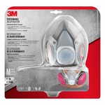 3M P100 Multi-Purpose Half Face Respirator Valved Multicolored M 1 pc