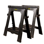 Stanley 32 in. H X 26-7/8 in. W X 2-1/8 in. D Folding Sawhorse 1000 lb. cap. 1 pk