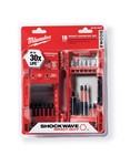 Milwaukee Shockwave Assorted 3 in. L Impact Driver Bit Set Steel 18 pc