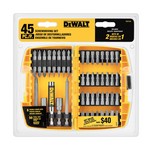 DeWalt Multi Size in. S X 2 in. L Screwdriving Set Heat-Treated Steel 45 pc