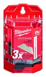 Milwaukee Micro Carbide Metal Utility Blade Dispenser with Blades 3 in. L 50 pk