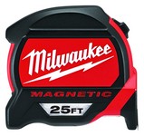 Milwaukee 25 ft. L X 1 in. W Compact Wide Blade Magnetic Tape Measure 1 pk