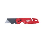 Milwaukee Fastback 6-3/4 in. Press and Flip Folding Utility Knife Red 1 pc