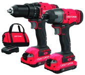 Craftsman V20 MAX 20 V Cordless Brushed 2 Tool Drill/Driver and Impact Driver Kit