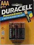 Duracell Coppertop AAA Alkaline Batteries 8 pk Carded