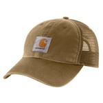 Carhartt Canvas Mesh-Back Dark Hat Khaki