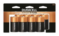 Duracell Coppertop D Alkaline Batteries 8 pk Carded