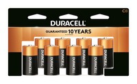 Duracell Coppertop C Alkaline Batteries 8 pk Carded