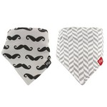 Bib Boy 2pk Mustache