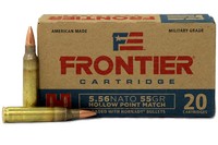 Hornady Frontier 5.56NATO 20 Round Box