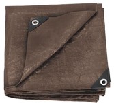 6x8 Brown Poly Tarp