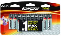 Energizer Max AA Alkaline Batteries 16 pk Carded