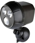 Mr. Beams Motion-Sensing Battery Powered LED Dark Brown Spotlight