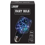 Feit Electric Fairy Cylinder E26 (Medium) LED Bulb Multi-Colored 0 W 1 pk