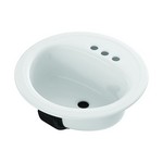 Bootz Laurel Enameled Steel Bathroom Sink